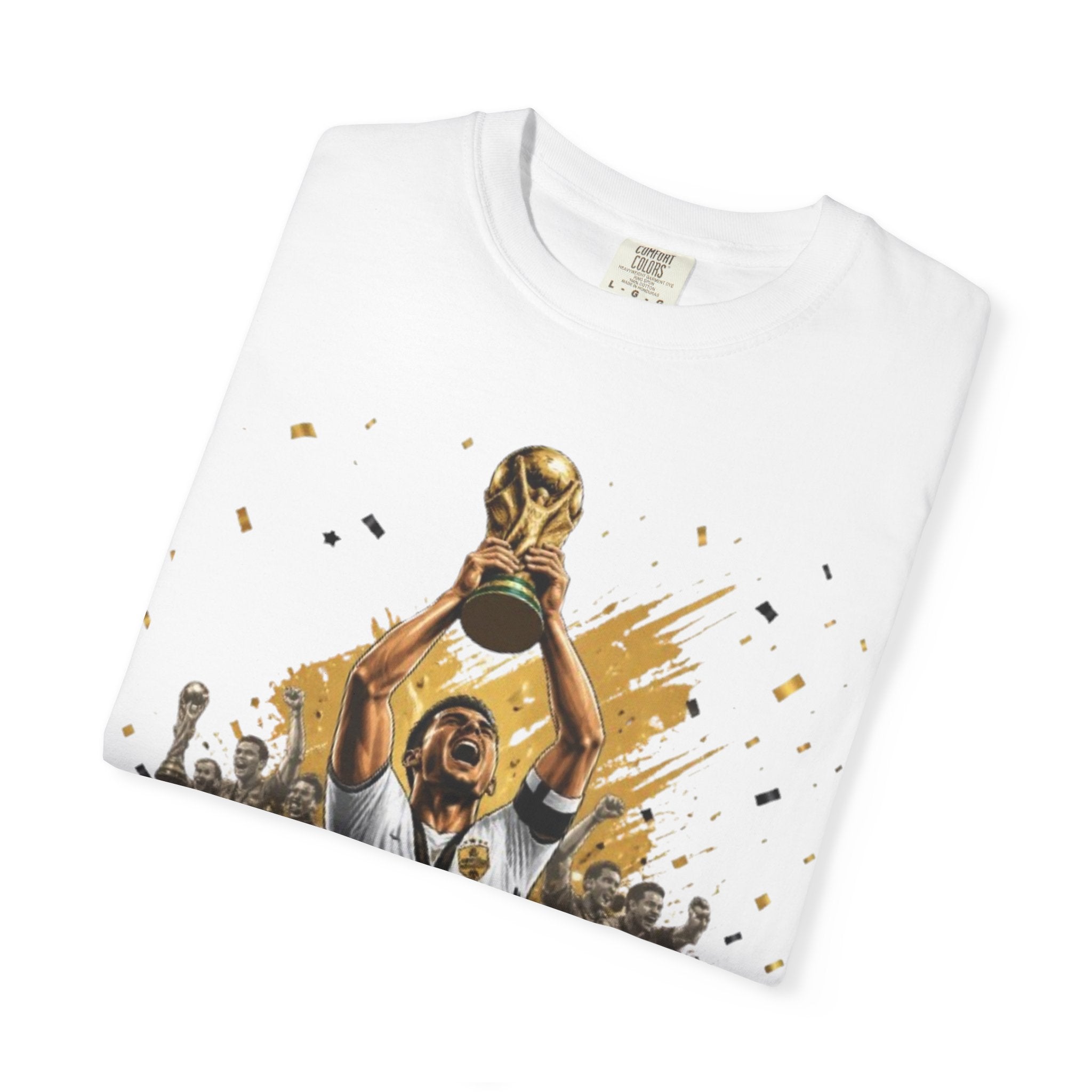 Champions Are Forever T-Shirt — World Cup Trophy Soccer Fan Tee