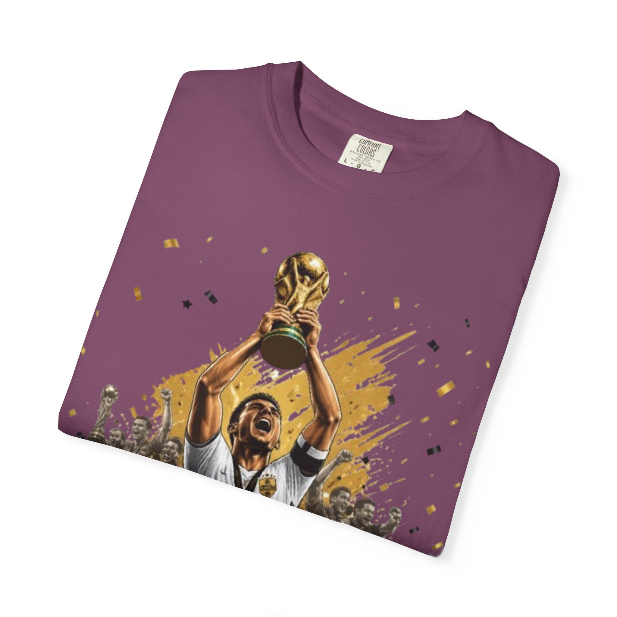 Champions Are Forever T-Shirt — World Cup Trophy Soccer Fan Tee