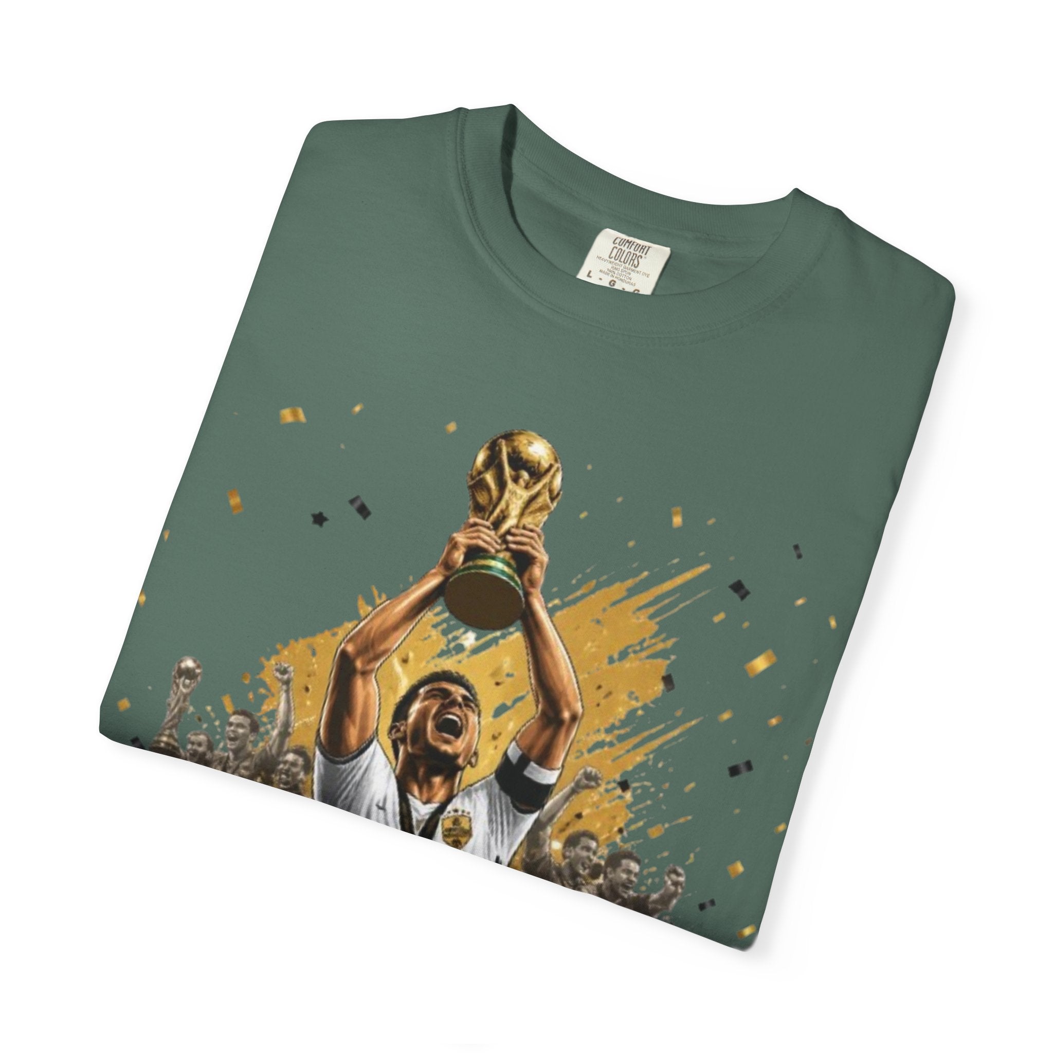 Champions Are Forever T-Shirt — World Cup Trophy Soccer Fan Tee