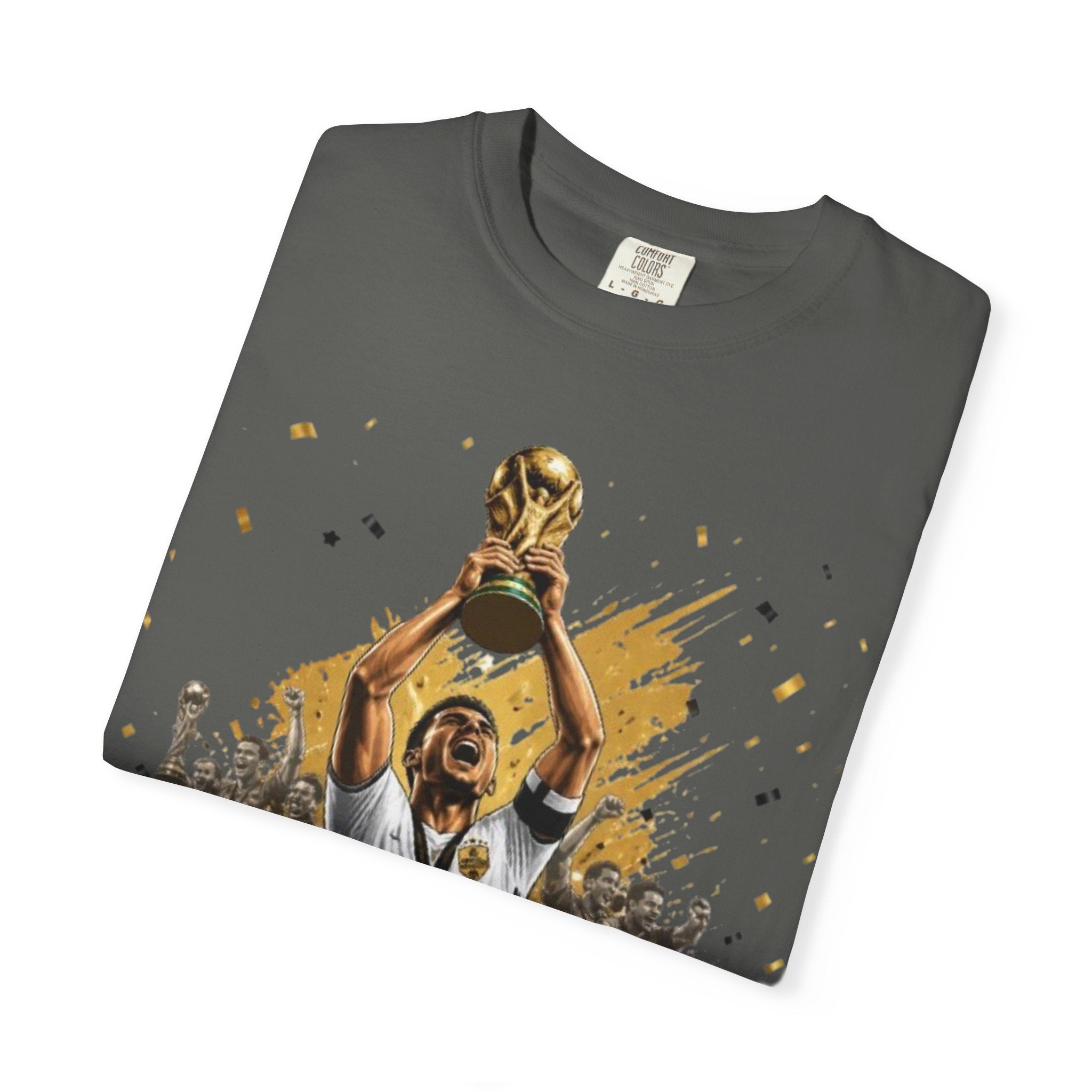 Champions Are Forever T-Shirt — World Cup Trophy Soccer Fan Tee
