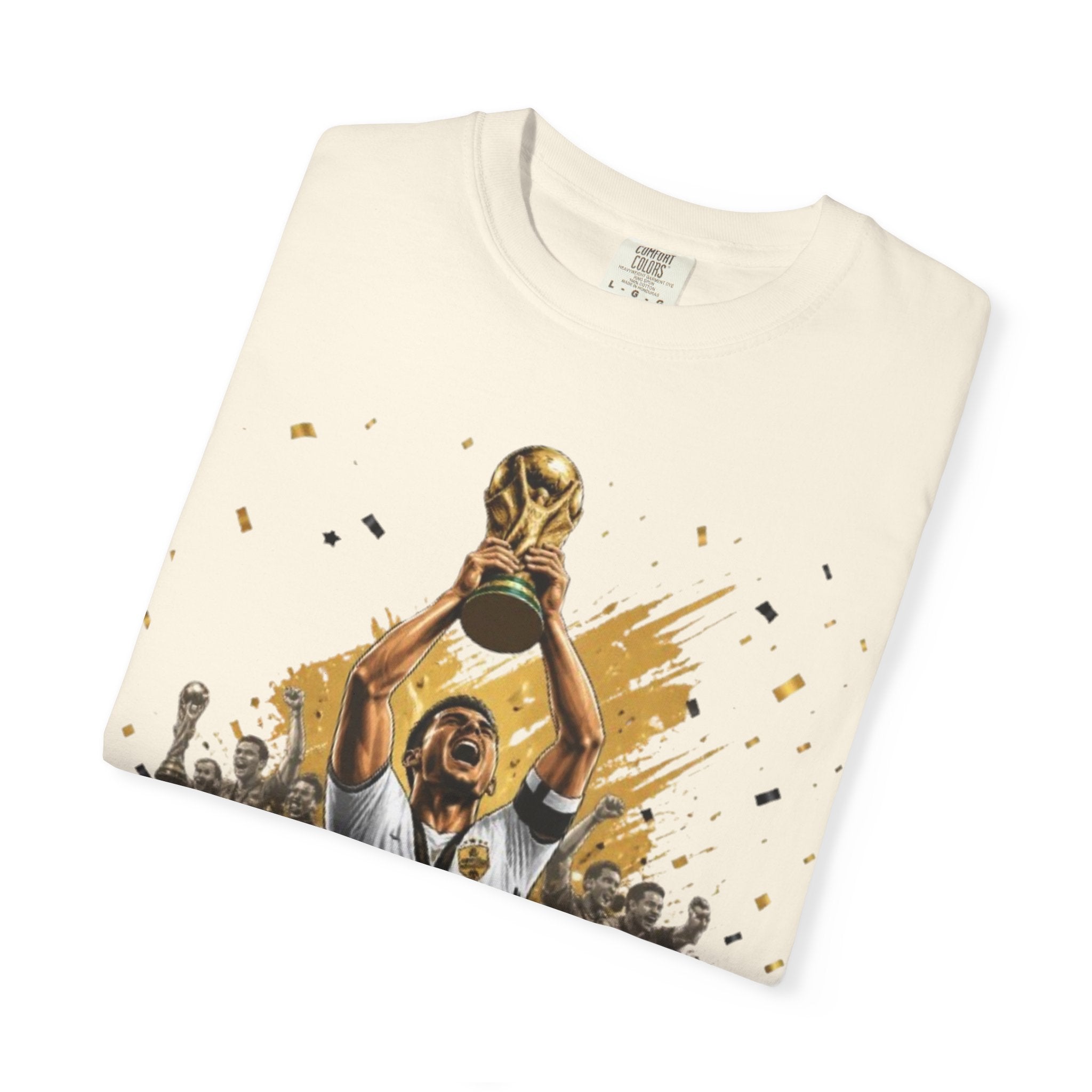 Champions Are Forever T-Shirt — World Cup Trophy Soccer Fan Tee