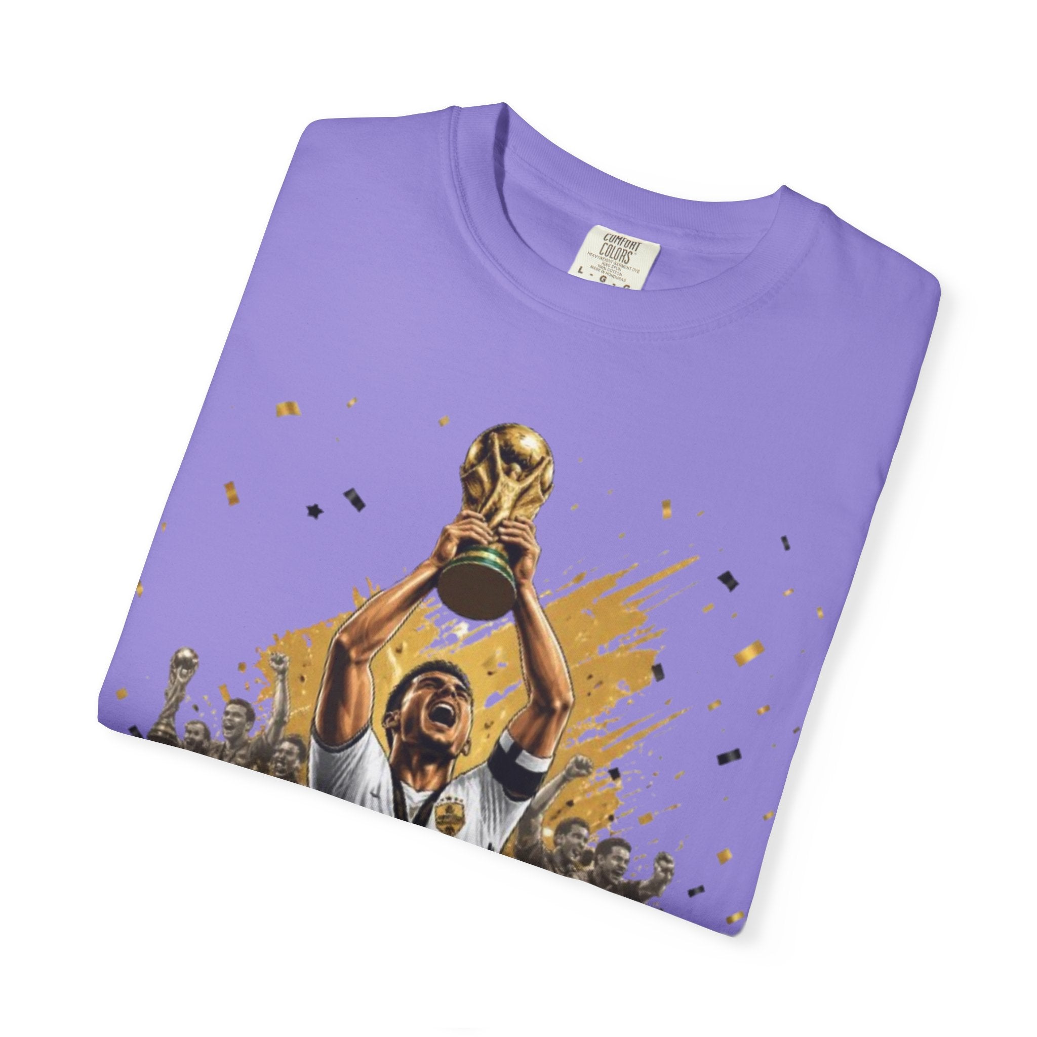 Champions Are Forever T-Shirt — World Cup Trophy Soccer Fan Tee