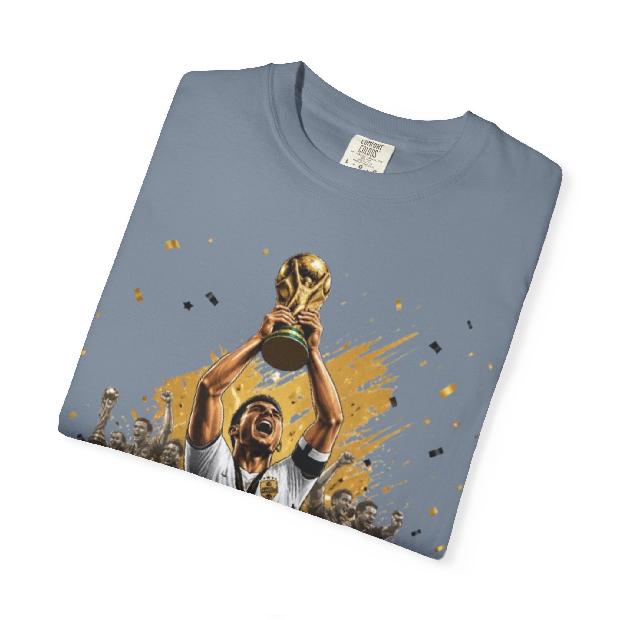 Champions Are Forever T-Shirt — World Cup Trophy Soccer Fan Tee